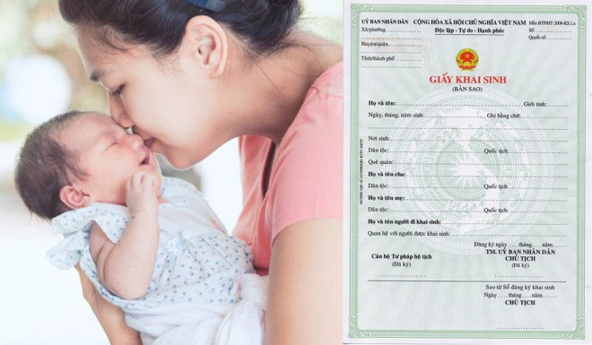 Thủ tục đăng ký khai sinh kết hợp nhận cha, mẹ, con năm 2023